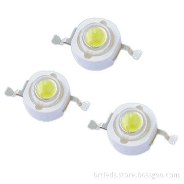 New 1W High-power LED, Red Color, 620nm, with Peak Current 350mA, 45lm